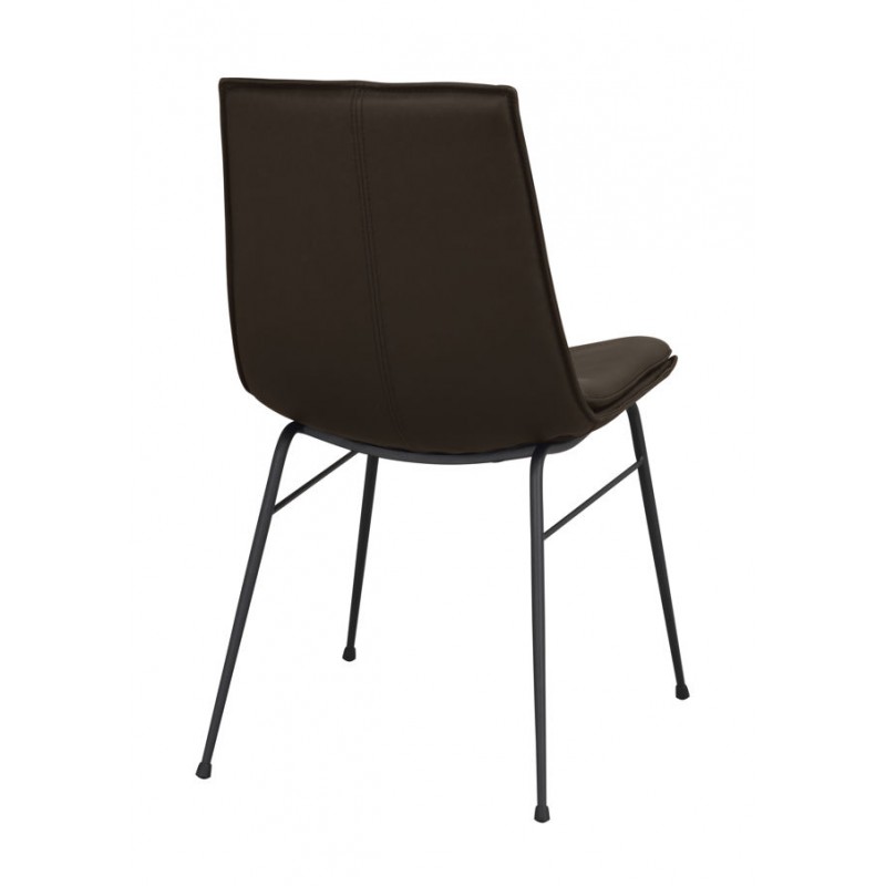 RO Lowell Fixed Chair Brown/Black